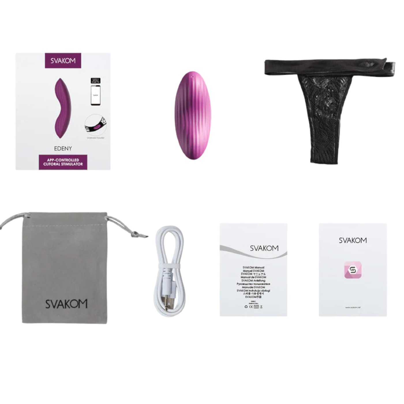 Svakom Edeny App Controlled Rechargeable Panty Vibrator