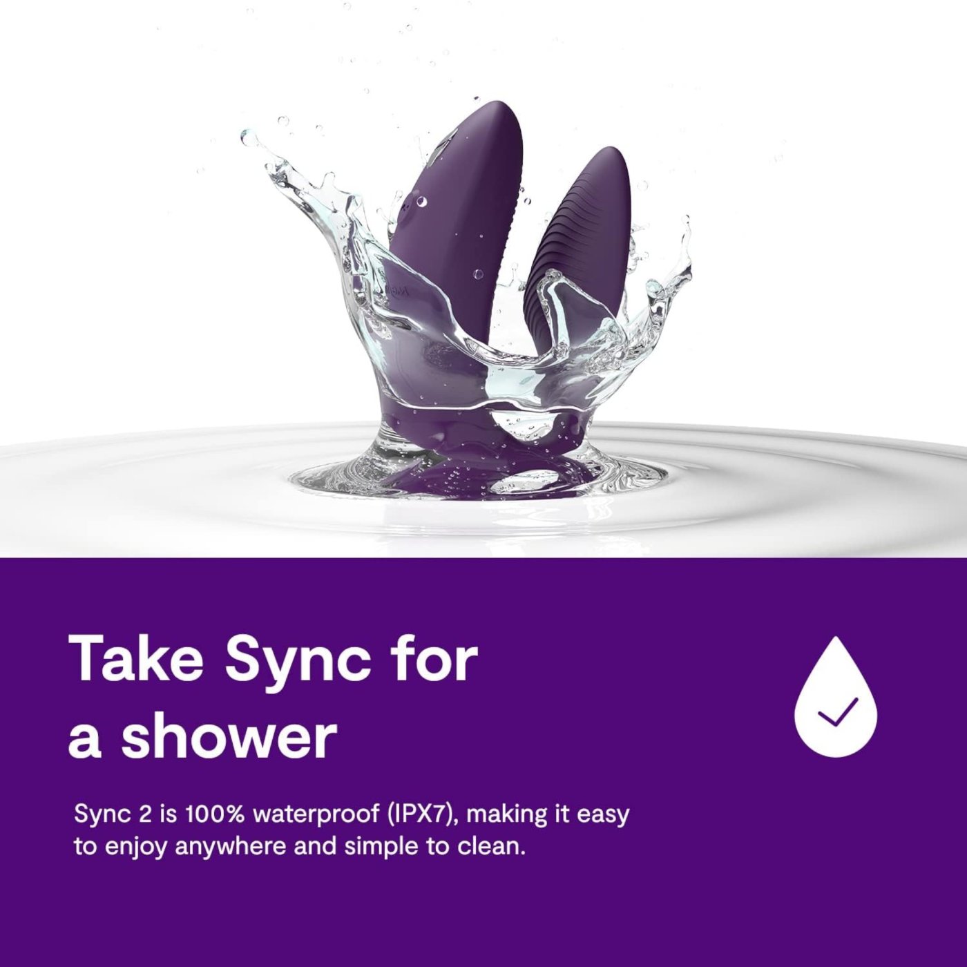 We-Vibe Sync 2 App Controlled Rechargeable Couples Vibrator