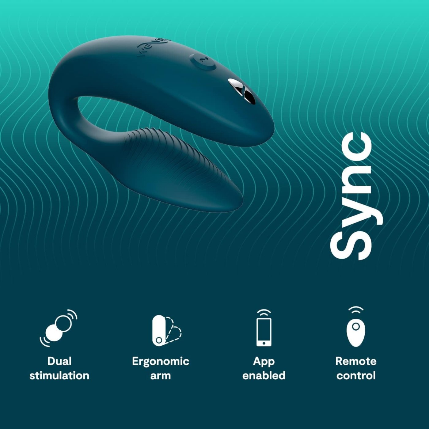 We-Vibe Sync 2 App Controlled Rechargeable Couples Vibrator