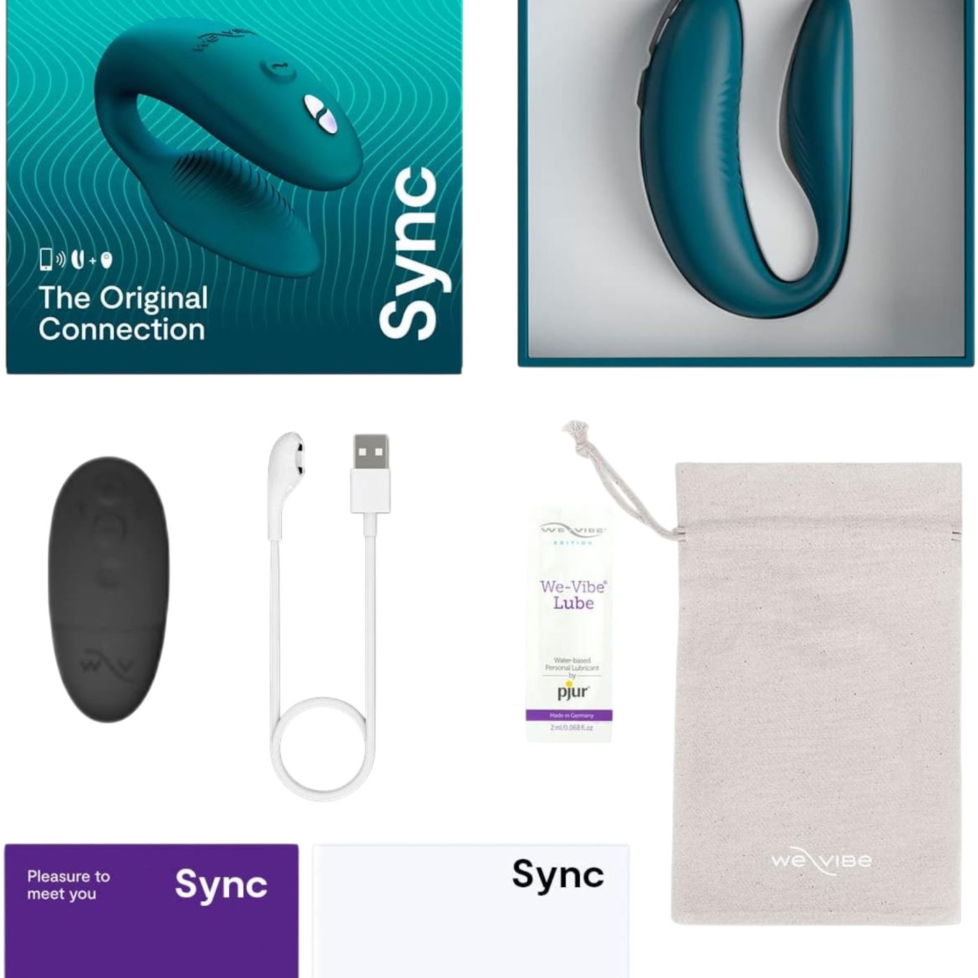 We-Vibe Sync 2 App Controlled Rechargeable Couples Vibrator