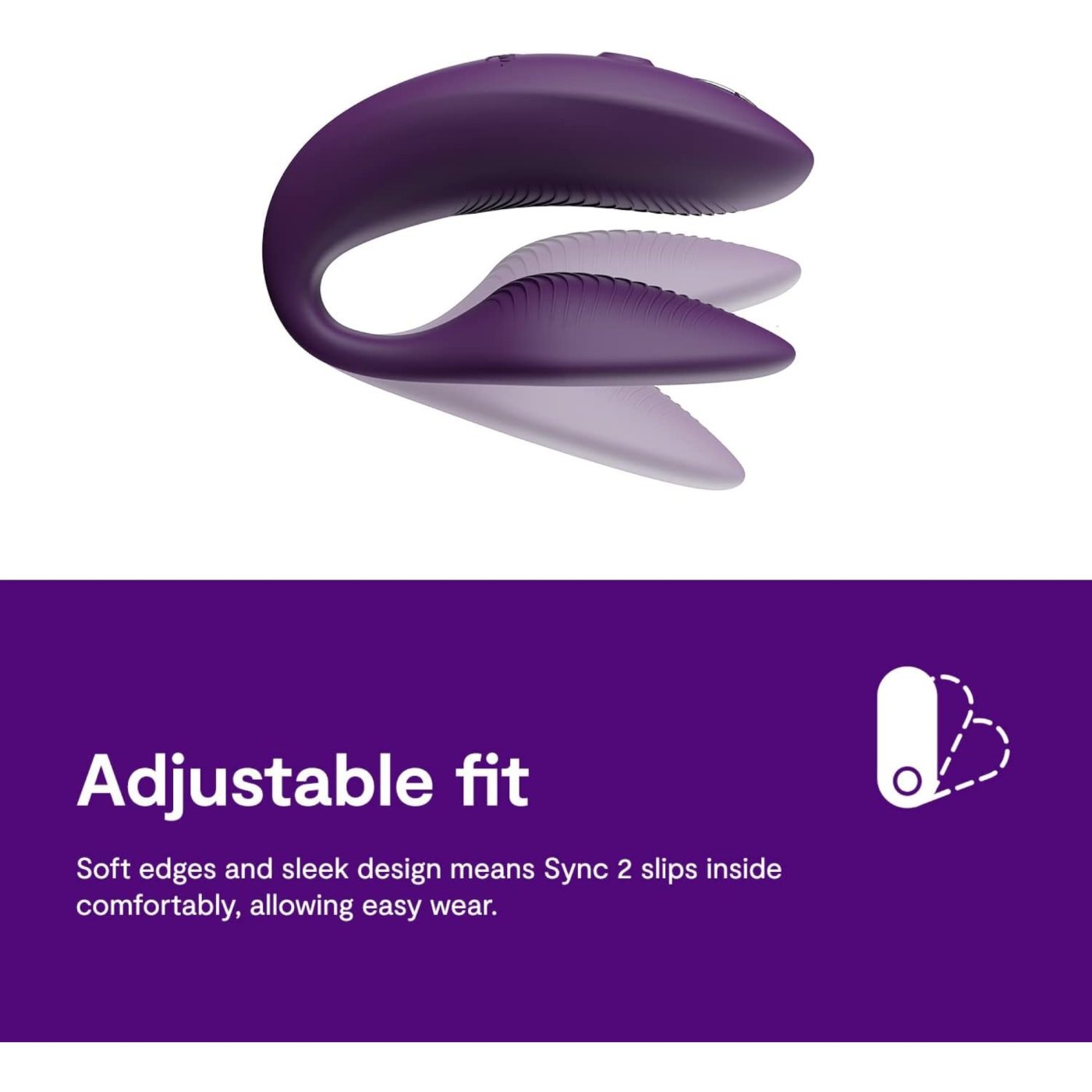 We-Vibe Sync 2 App Controlled Rechargeable Couples Vibrator