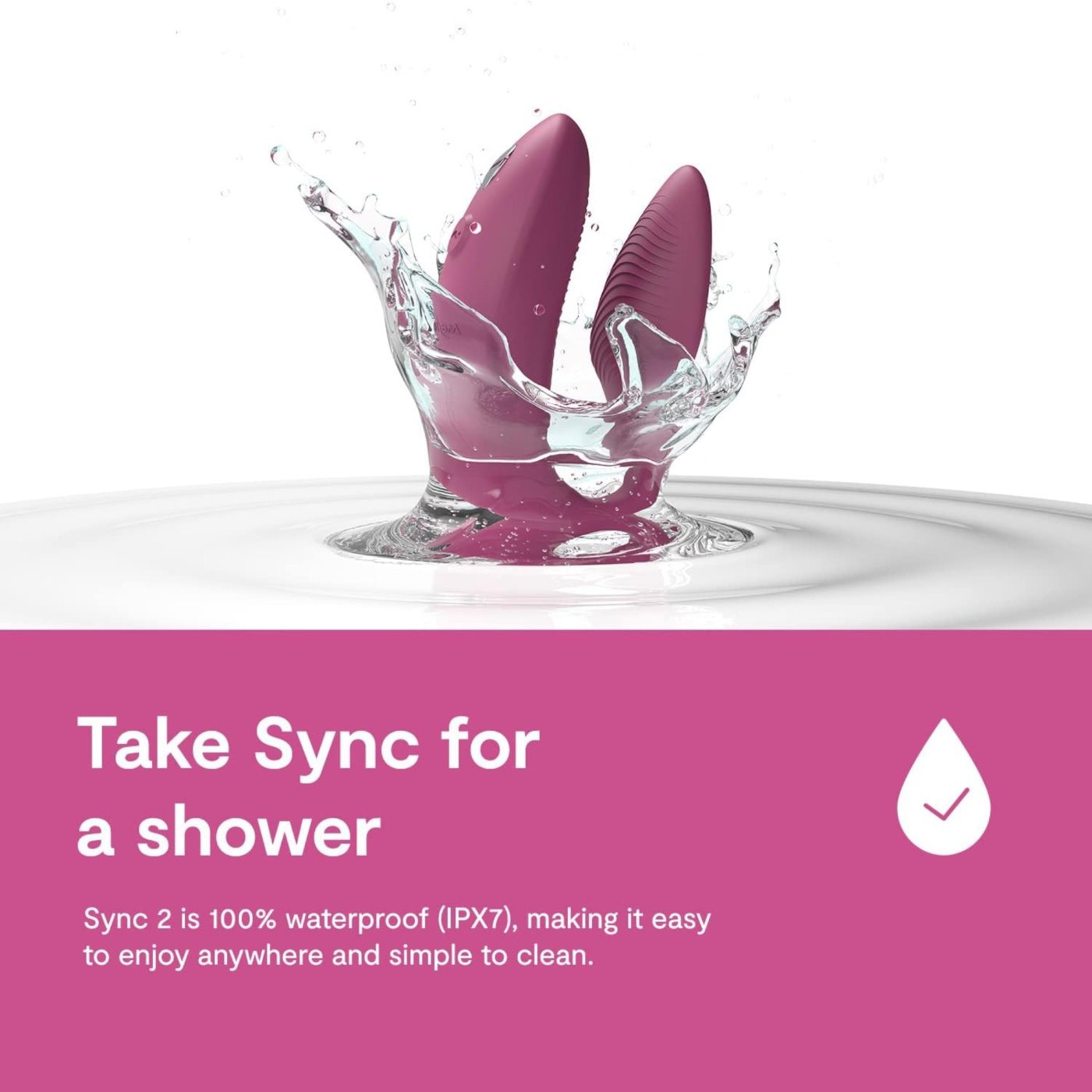 We-Vibe Sync 2 App Controlled Rechargeable Couples Vibrator