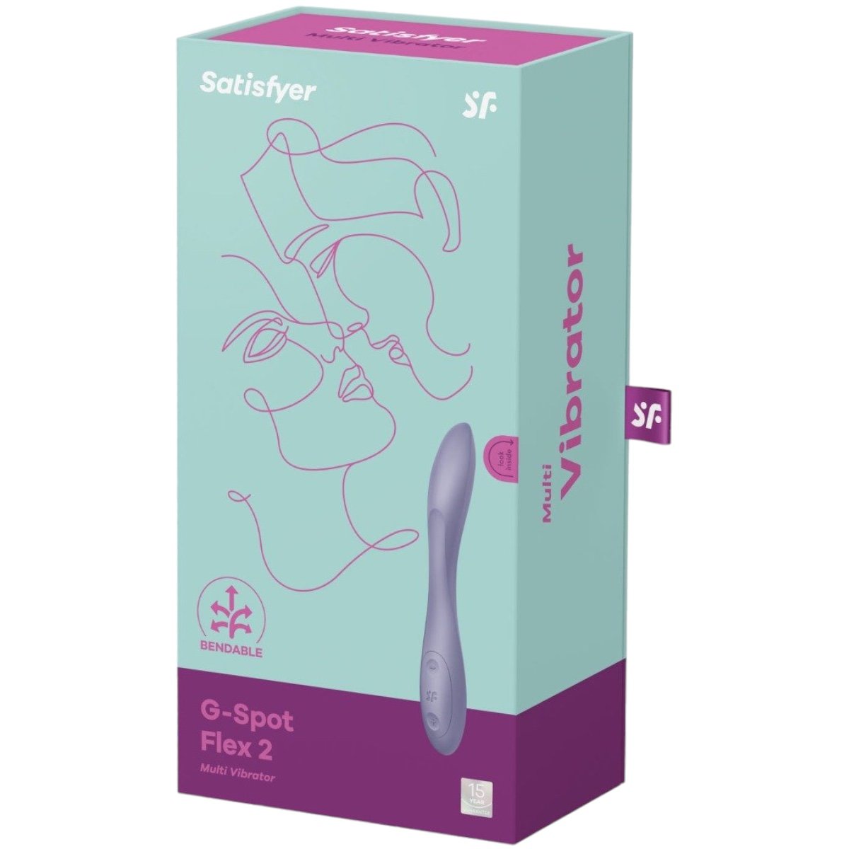 Satisfyer G-Spot Flex 2 Rechargeable G-Spot and Clitoral Vibrator