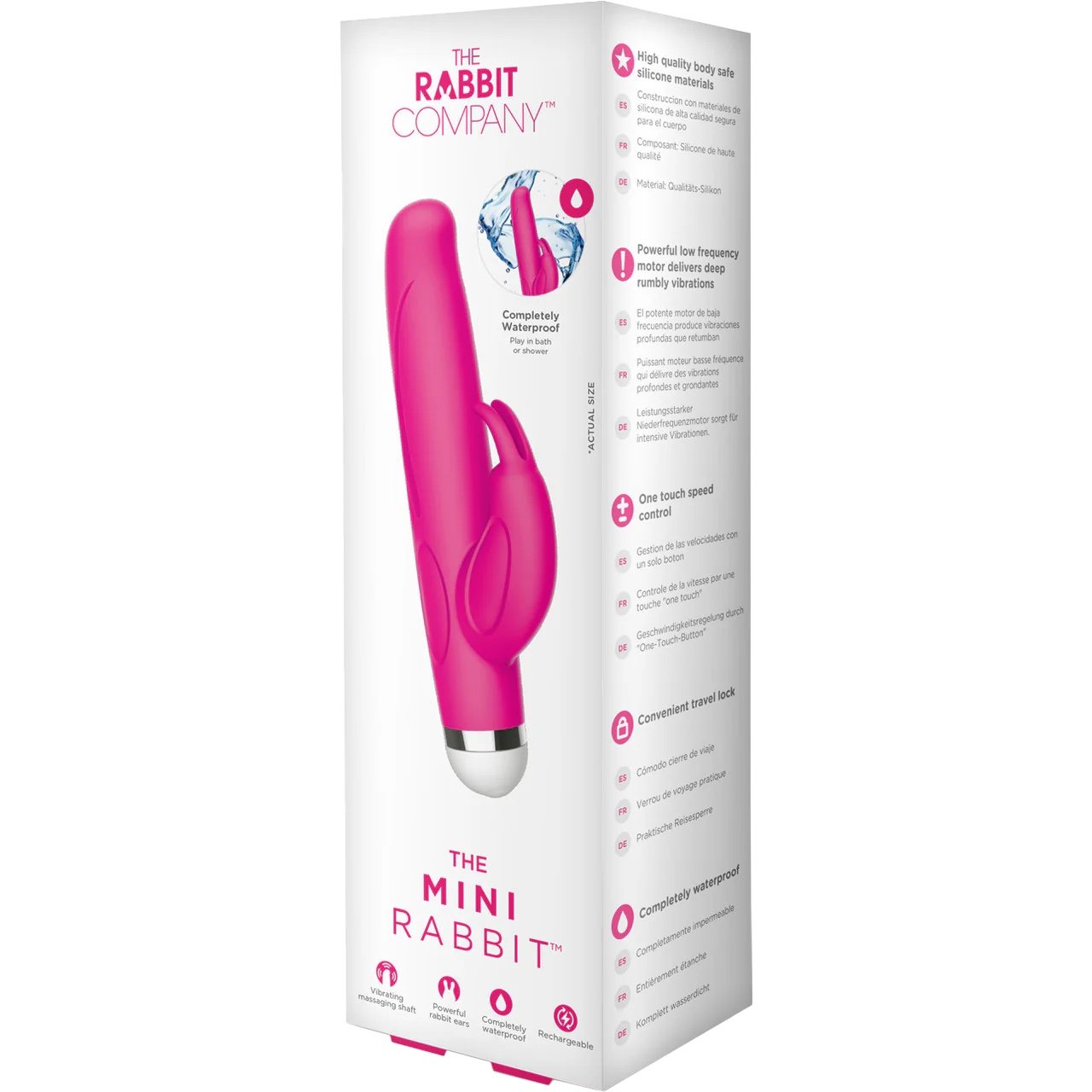The Rabbit Company The Mini Rabbit Vibrator Hot Pink