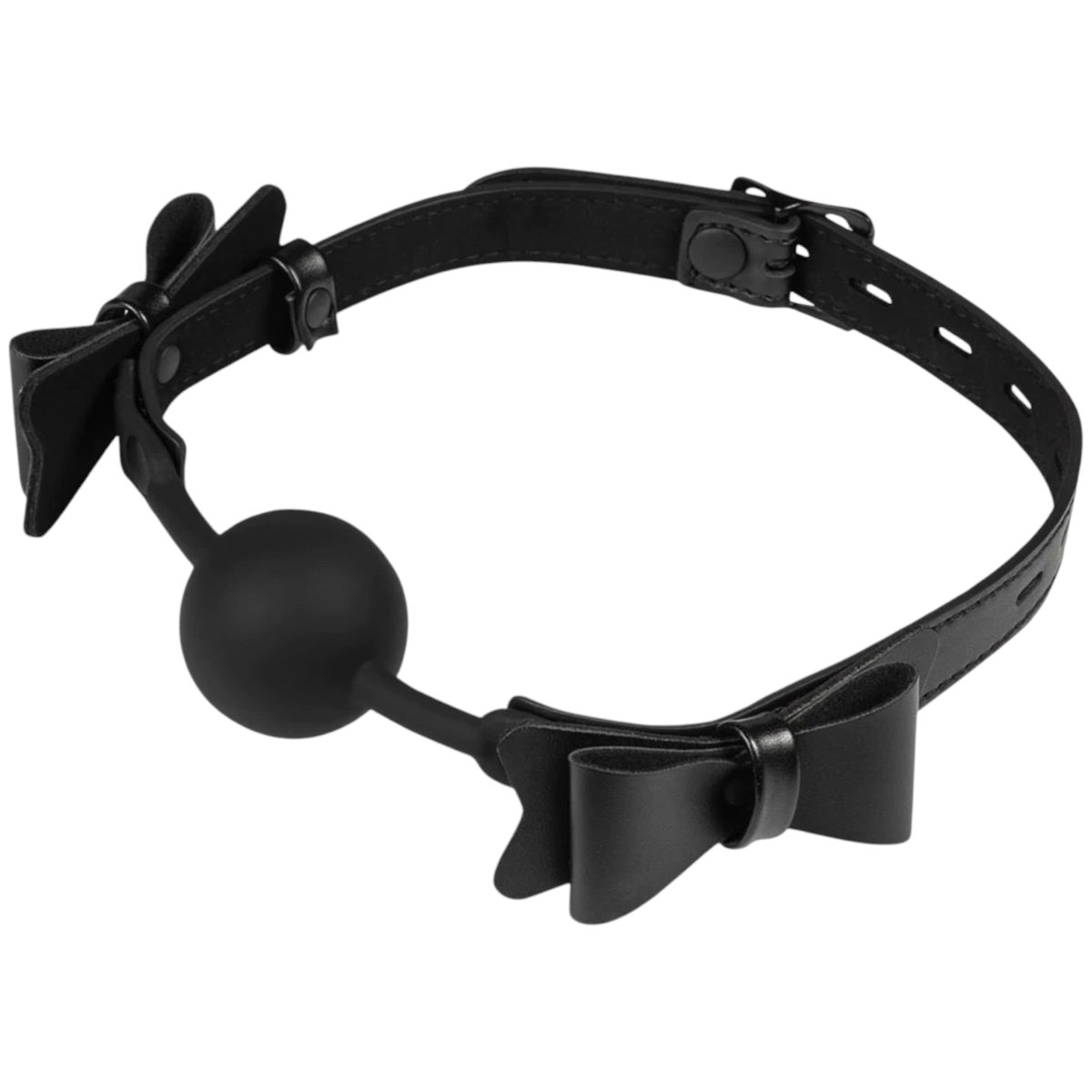 Sportsheets Sincerely Bow Tie Faux Leather Silicone Ball Gag