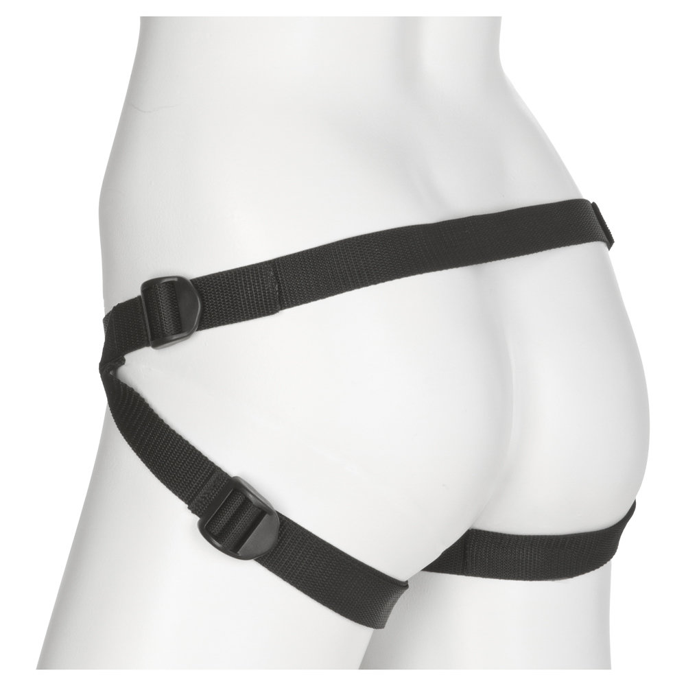 Vac-U-Lock Platinum Luxe Harness With Plug Black