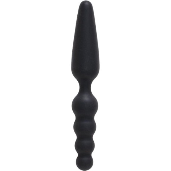 NMC Dark Stallions Silicone Dual Butt Plug Black 4 Inch