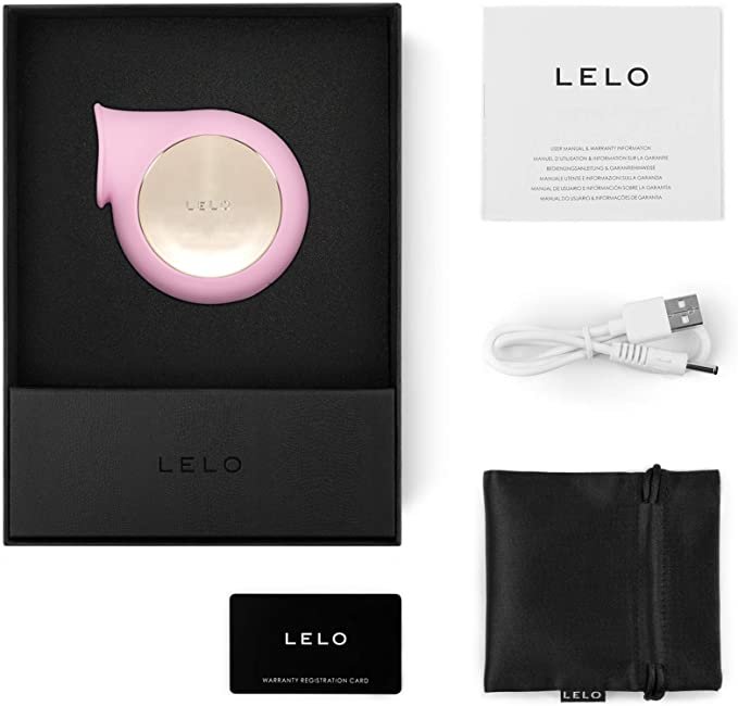 LELO Sila Sonic Wave Gentle Clitoral Vibrator Pink 
