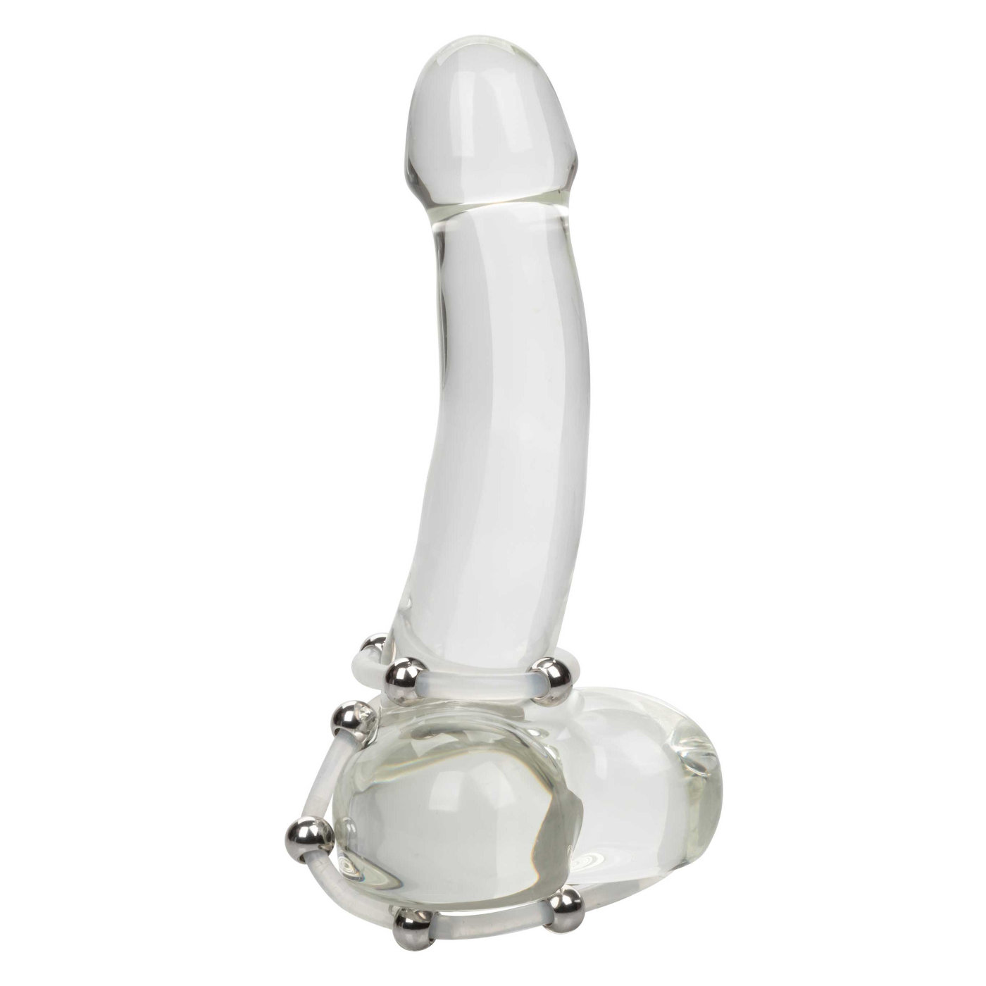 CalExotics Steel Beaded Silicone Ring Set