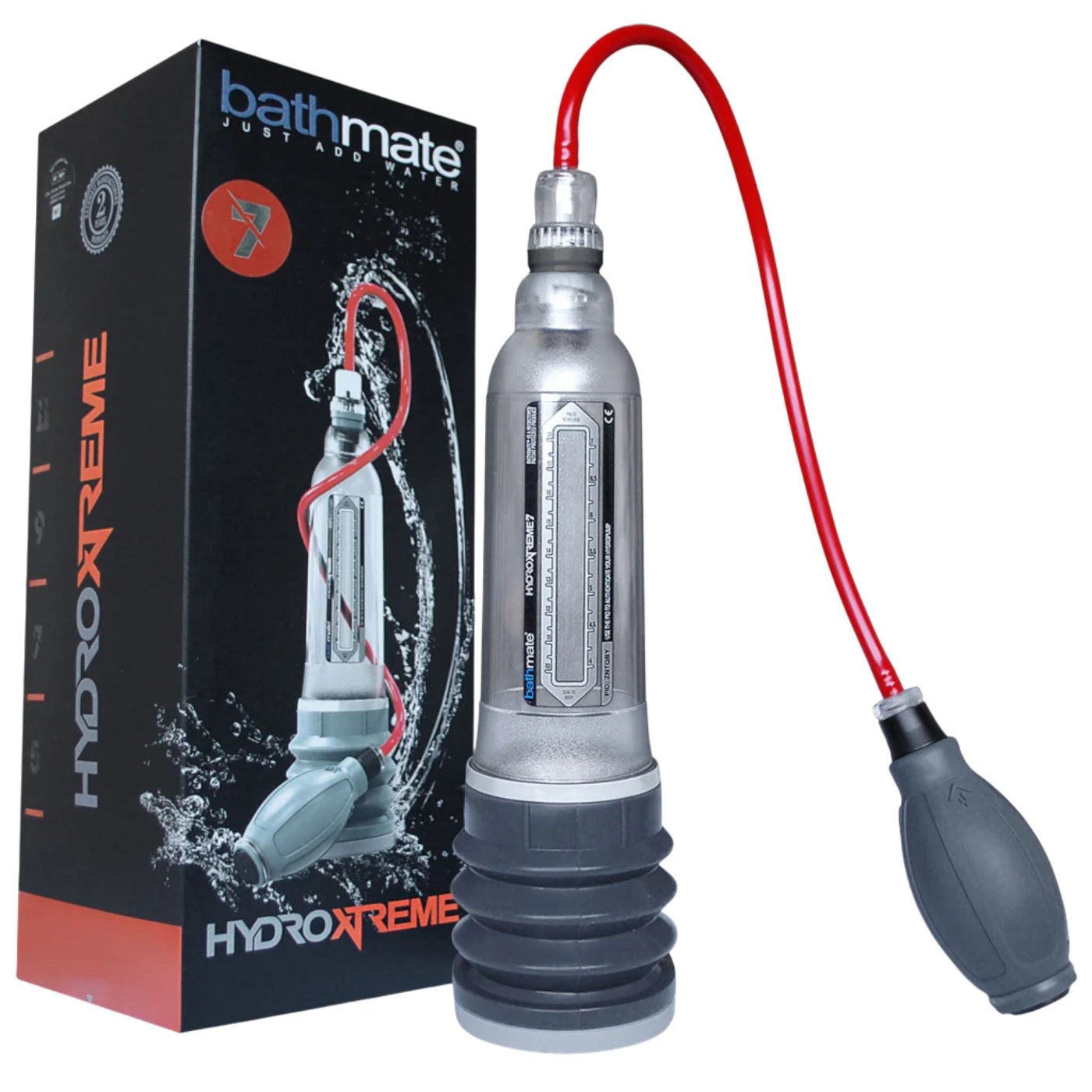 Bathmate HydroXtreme7 Penis Pump Clear 5-7 Inches