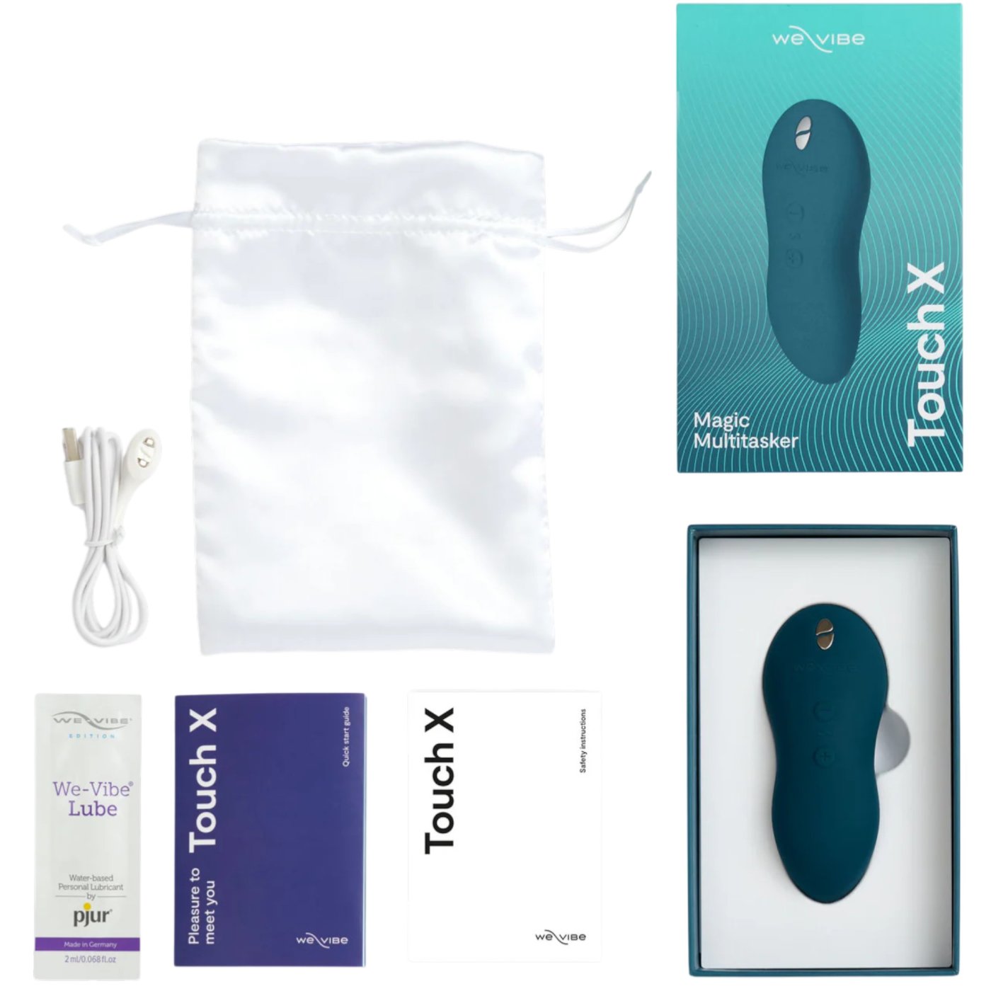 We-Vibe Touch X Rechargeable Multi Functional Massager Mini Vibrator