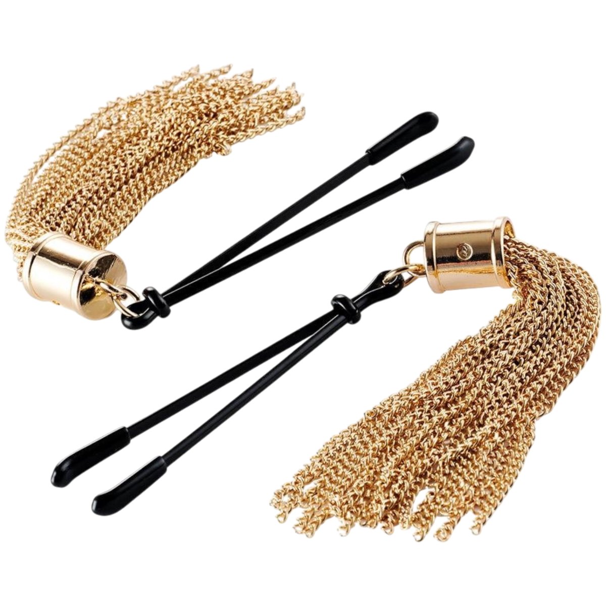 Guilty Pleasure Accents Sensual Sway Adjustable Tassel Nipple Clamps Gold – Guilty Pleasure