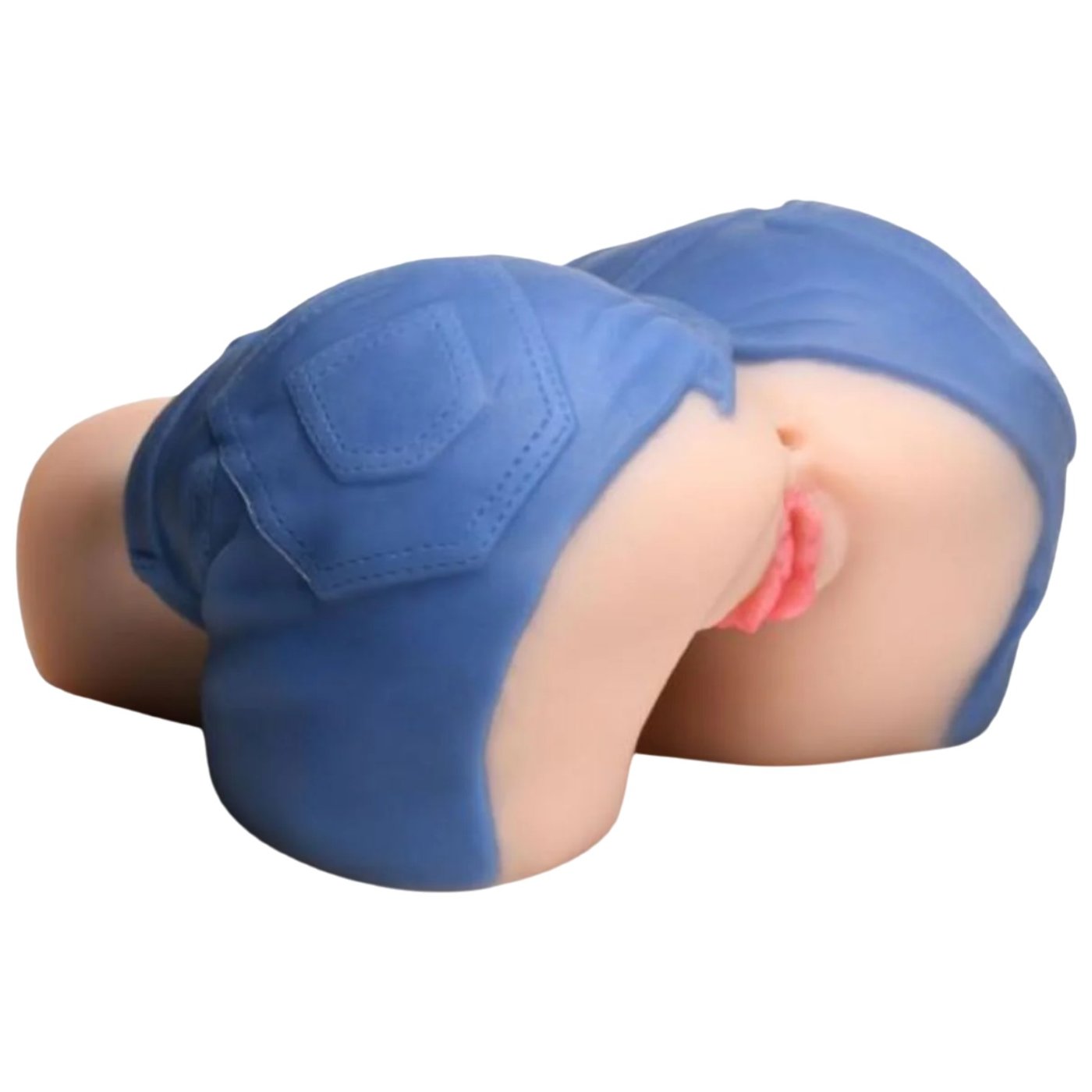 Curve Toys Mistress Denim Shorts Realistic Vagina &amp; Ass Masturbator