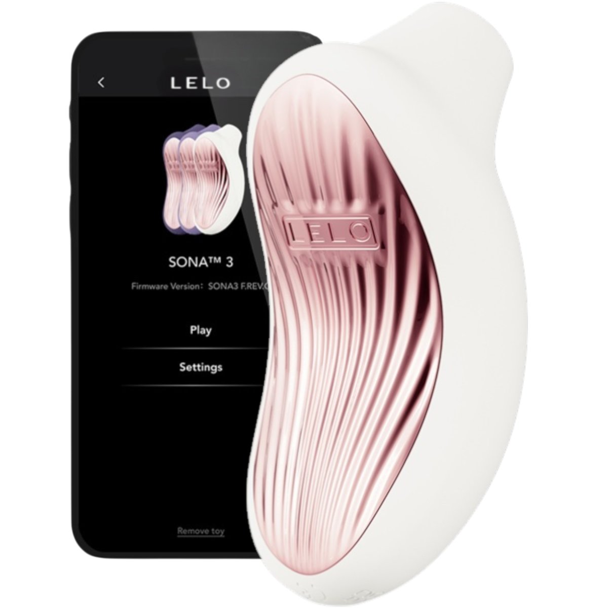 Lelo Sona 3 SenSonic App Controlled Clitoral Stimulator, Cream – Lelo