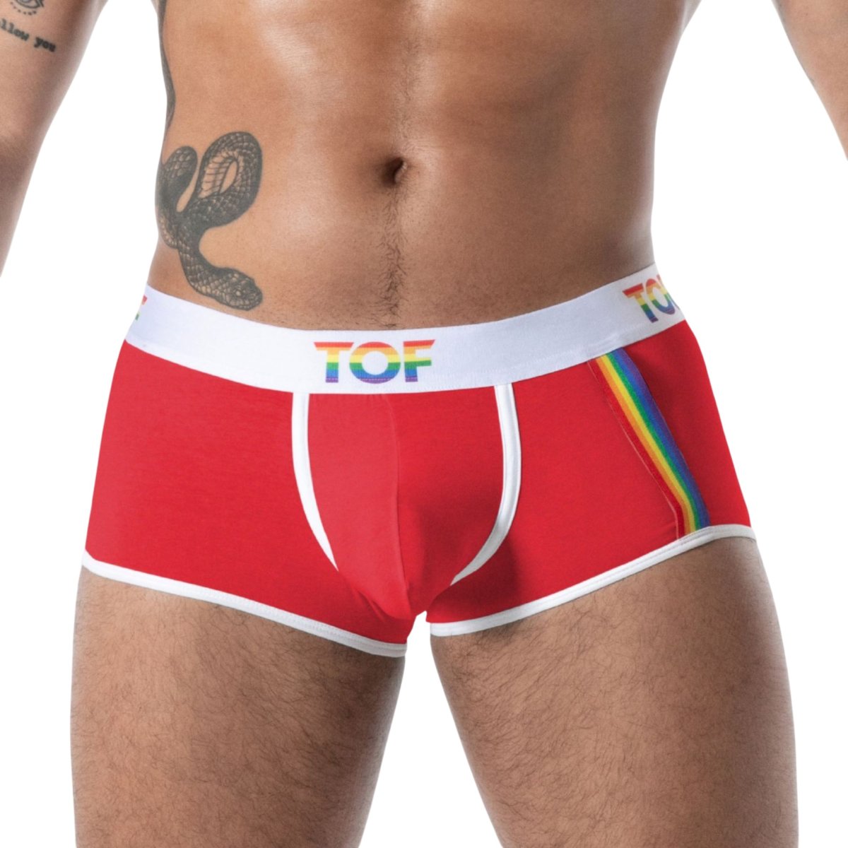 Tof Paris Pride Joyful Brief Trunk, M, Red