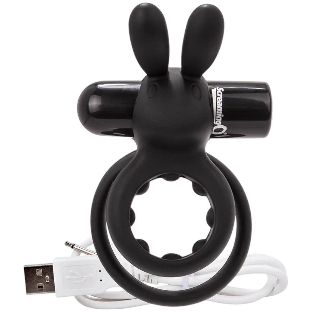 Screaming O Ohare Rechargeable Vibrating Cock Ring Black