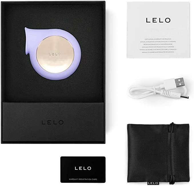LELO Sila Sonic Wave Gentle Clitoral Vibrator Lilac