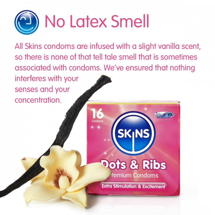 Skins Dots And Ribs Condoms 50 Pack