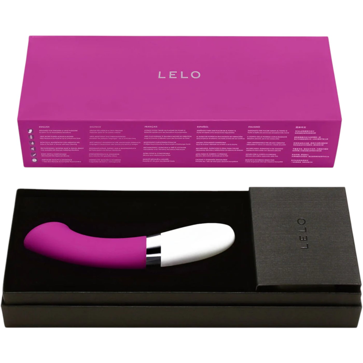 LELO Gigi 2 Rechargeable G-Spot Vibrator Deep Rose