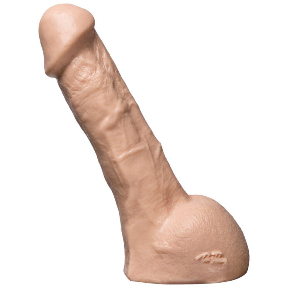 Vac-U-Lock Perfect Erect Realistic Dildo with Balls 7 Inch