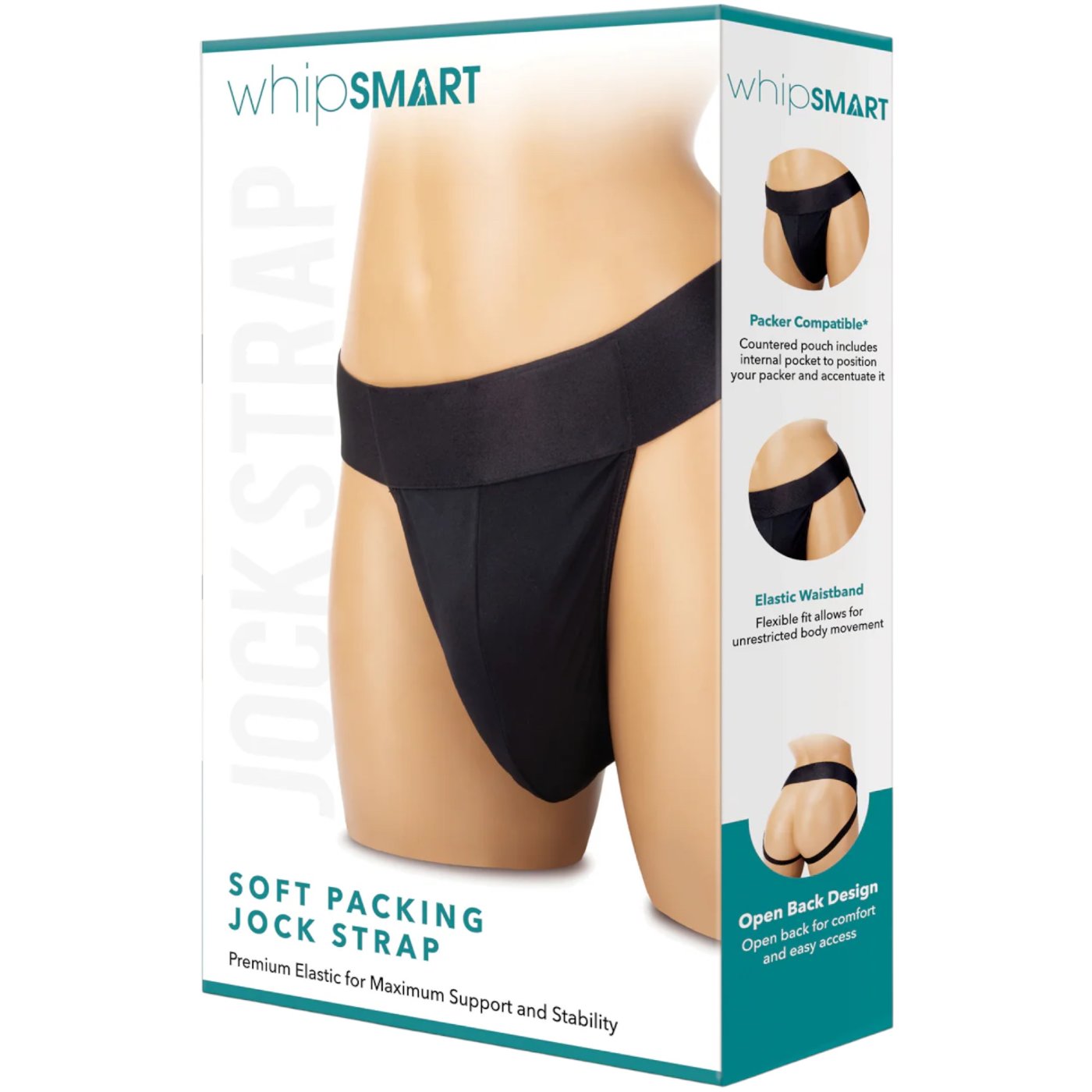 Whipsmart Soft Packing Jockstrap Black