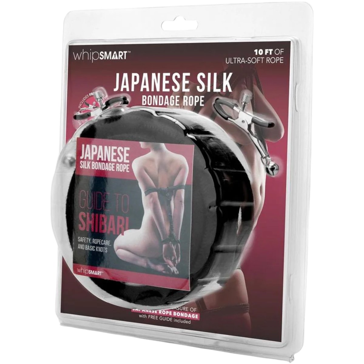 Whipsmart Japanese Silk Bondage Rope Black 10FT