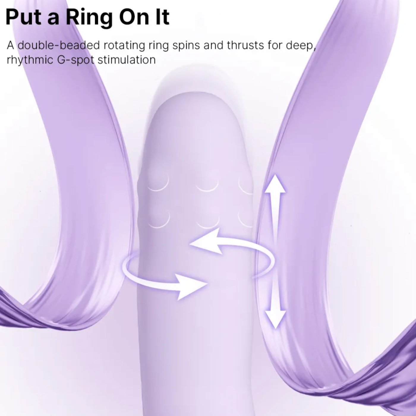Svakom DuoGlow App Controlled 5-in-1 Thrusting Beaded Vibrator & Pulsating Clitoral Stimulator