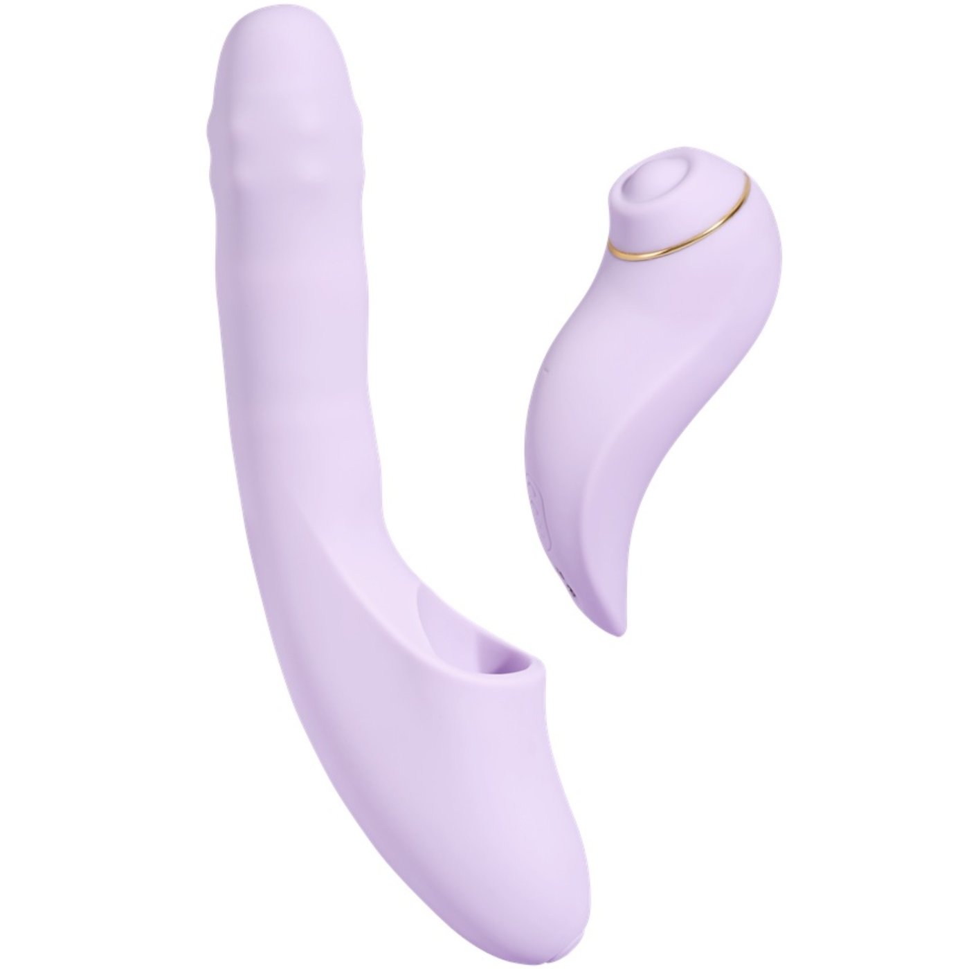 Svakom DuoGlow App Controlled 5-in-1 Thrusting Beaded Vibrator & Pulsating Clitoral Stimulator
