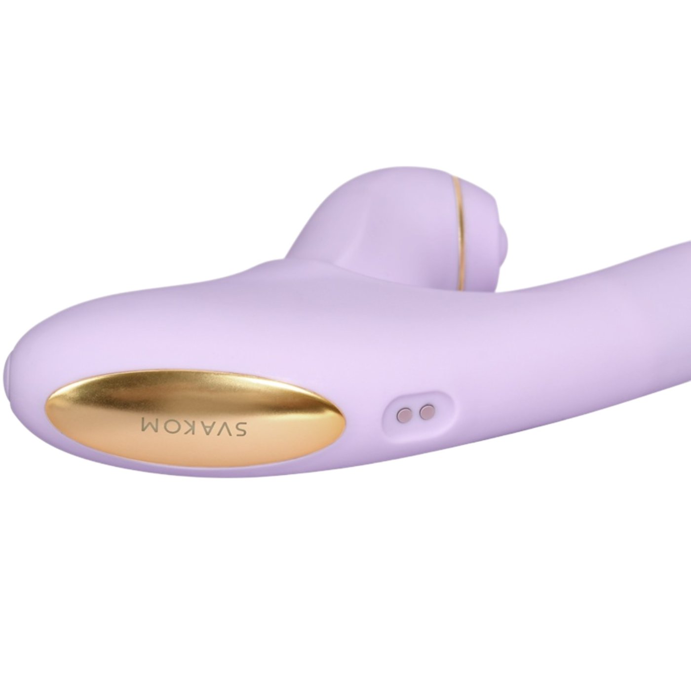 Svakom DuoGlow App Controlled 5-in-1 Thrusting Beaded Vibrator & Pulsating Clitoral Stimulator