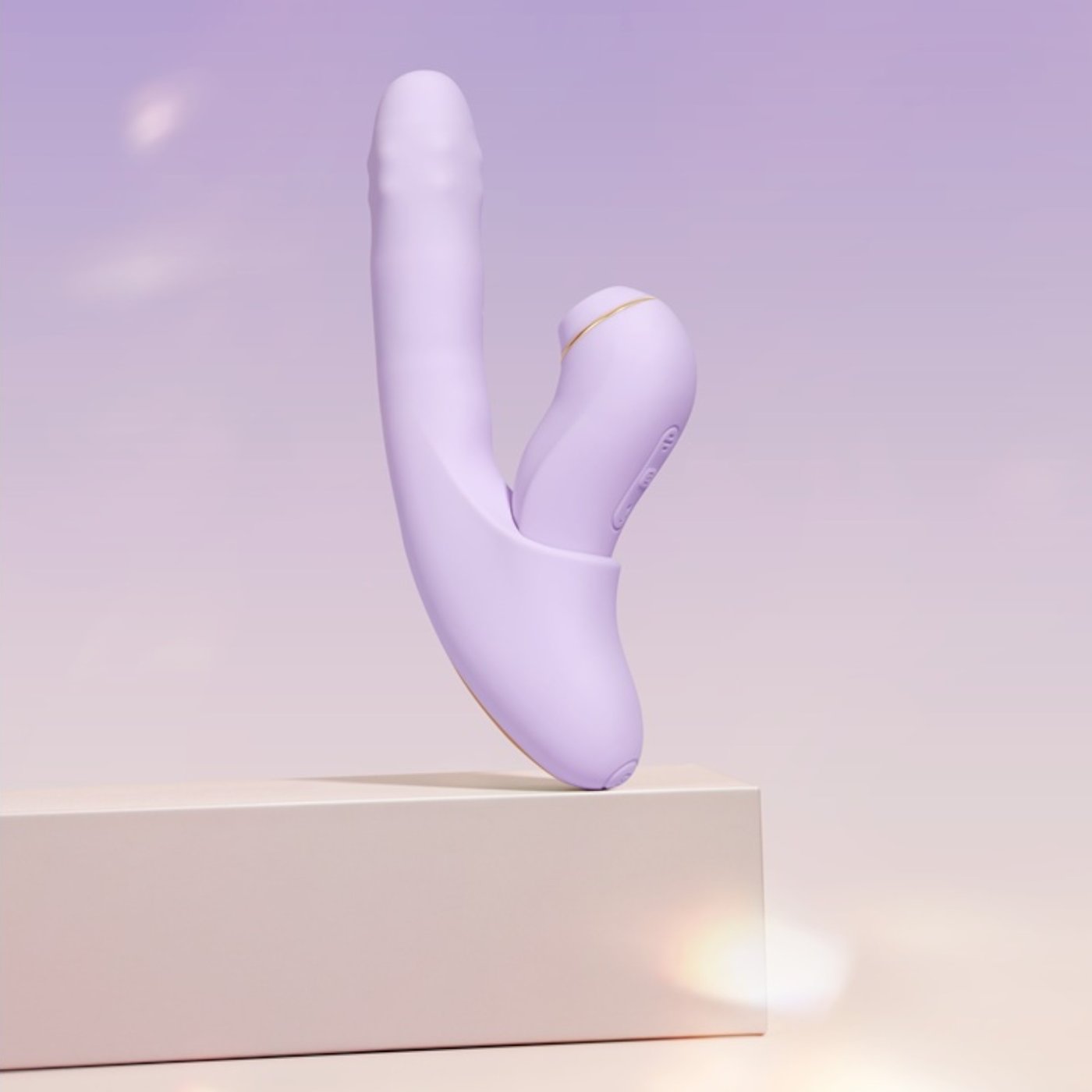 Svakom DuoGlow App Controlled 5-in-1 Thrusting Beaded Vibrator & Pulsating Clitoral Stimulator