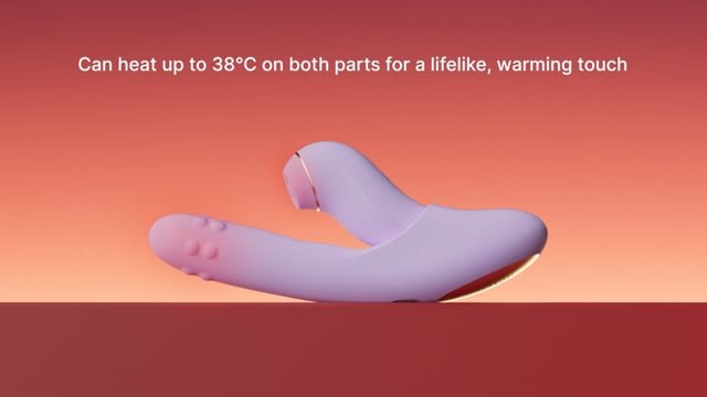 Svakom DuoGlow App Controlled 5-in-1 Thrusting Beaded Vibrator & Pulsating Clitoral Stimulator