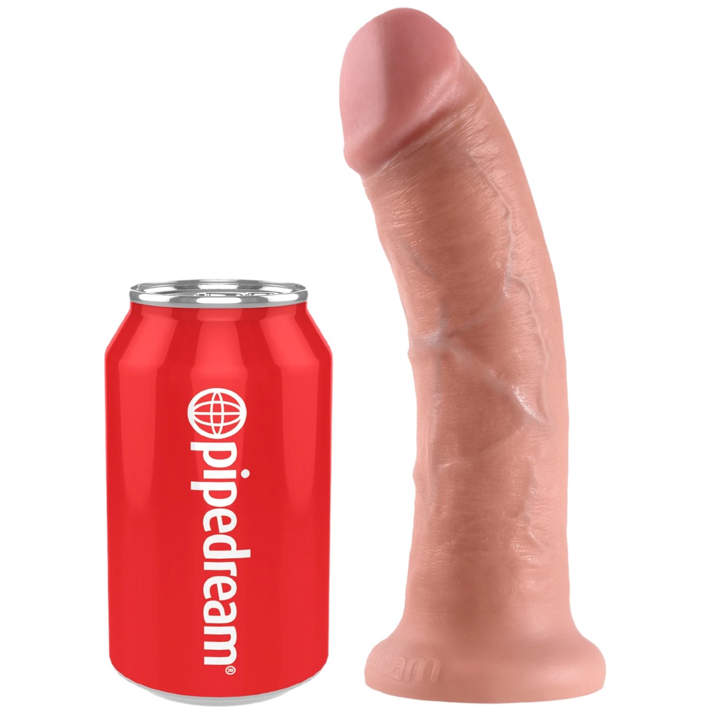 King Cock Ultra Realistic Suction Cup Dildo 8 Inch