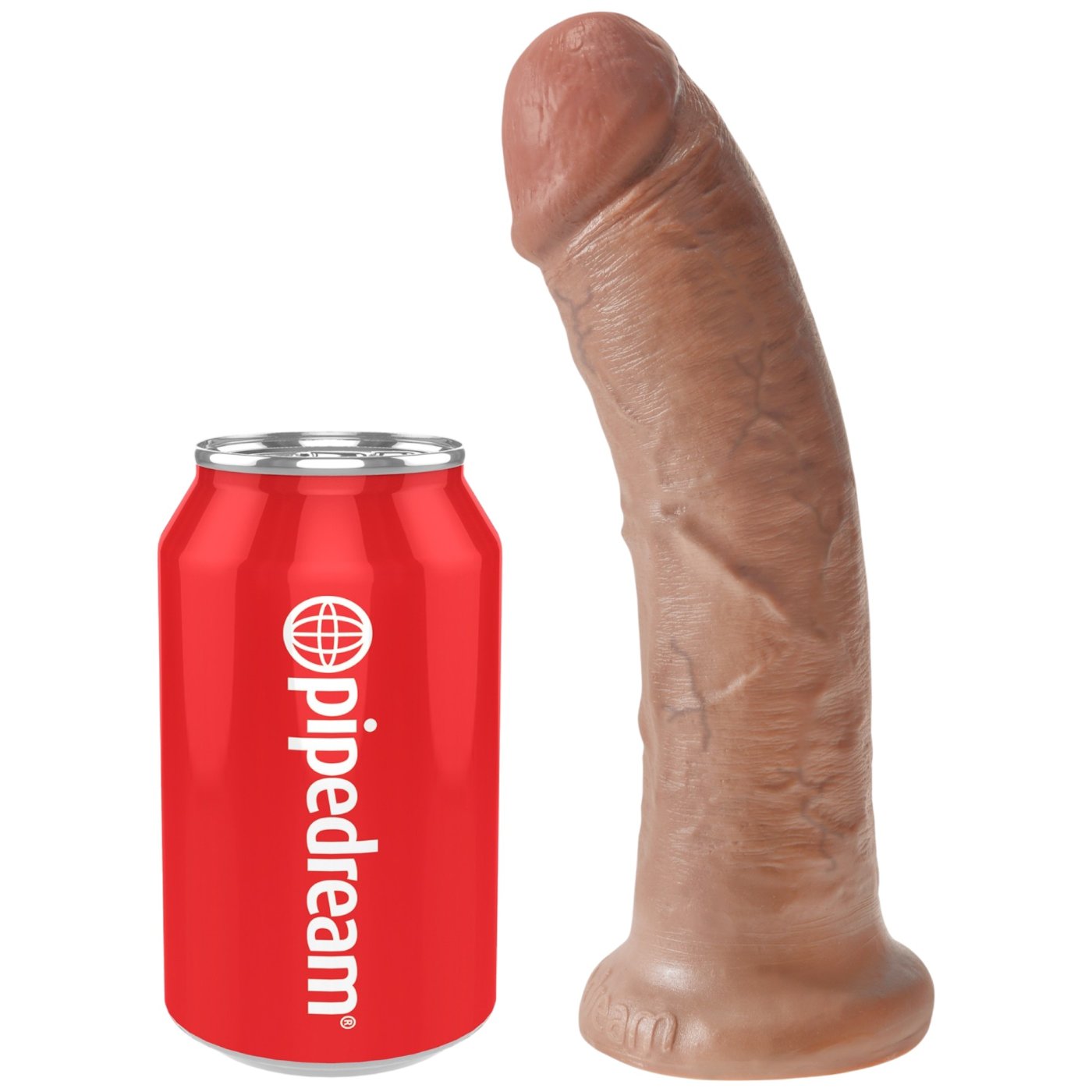 King Cock 8 Inch Realistic Dildo with Suction Cup