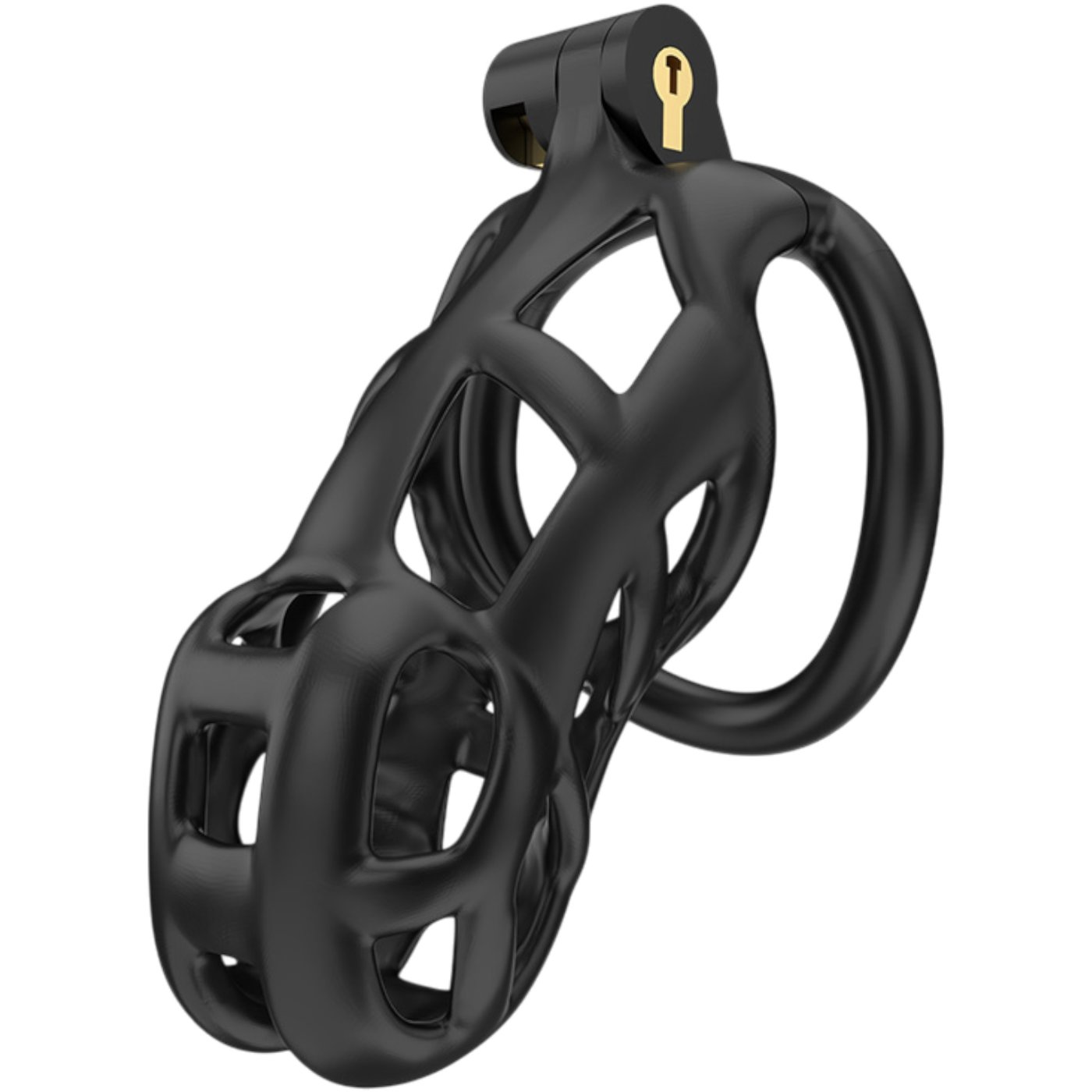 Cellmate Guardian Male Chastity Cage Black Size 3