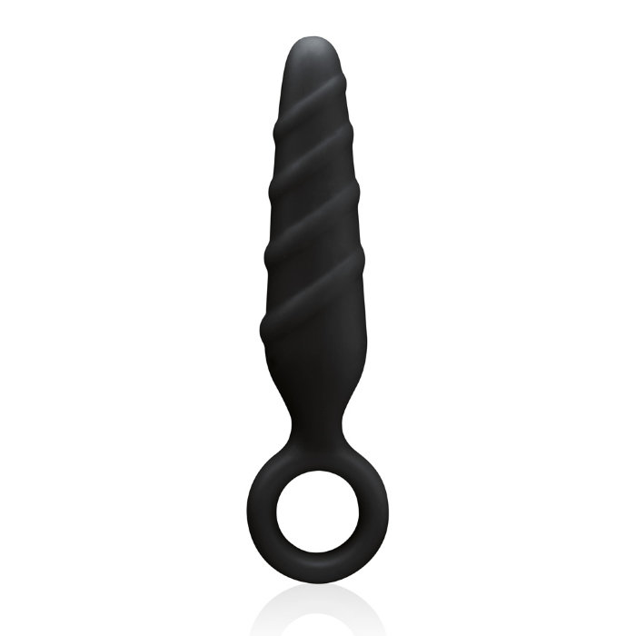NMC Dark Stallions Silicone Butt Plug Black 3.5 Inch
