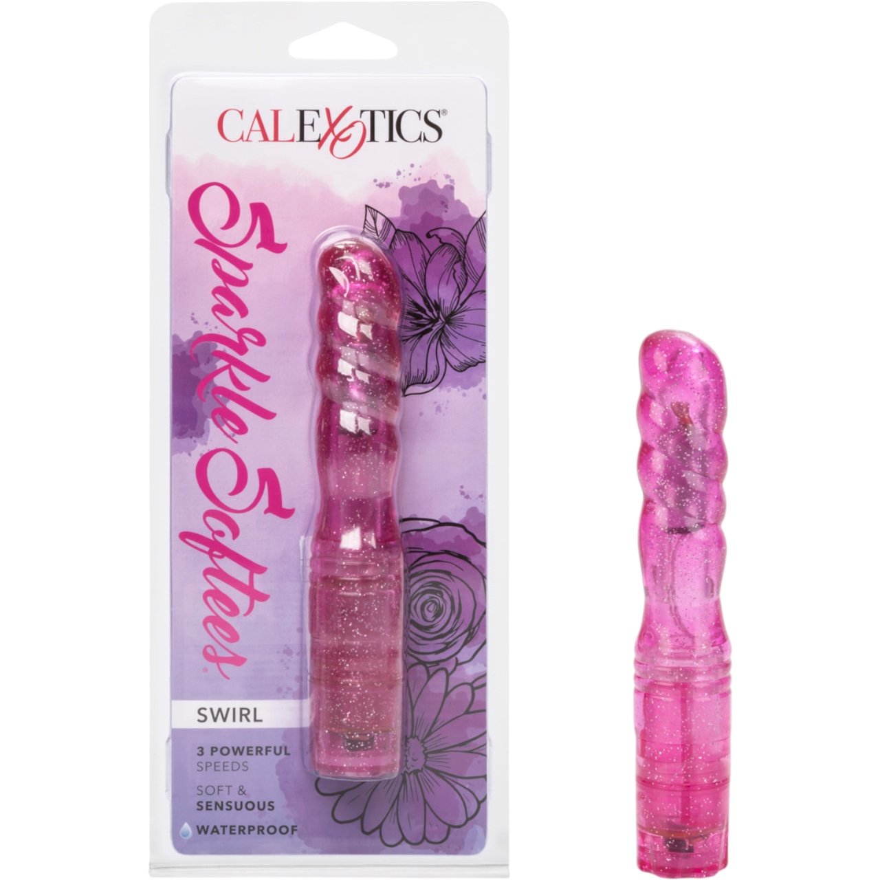 CalExotics Sparkle Softees Swirl Flexible Vibrator