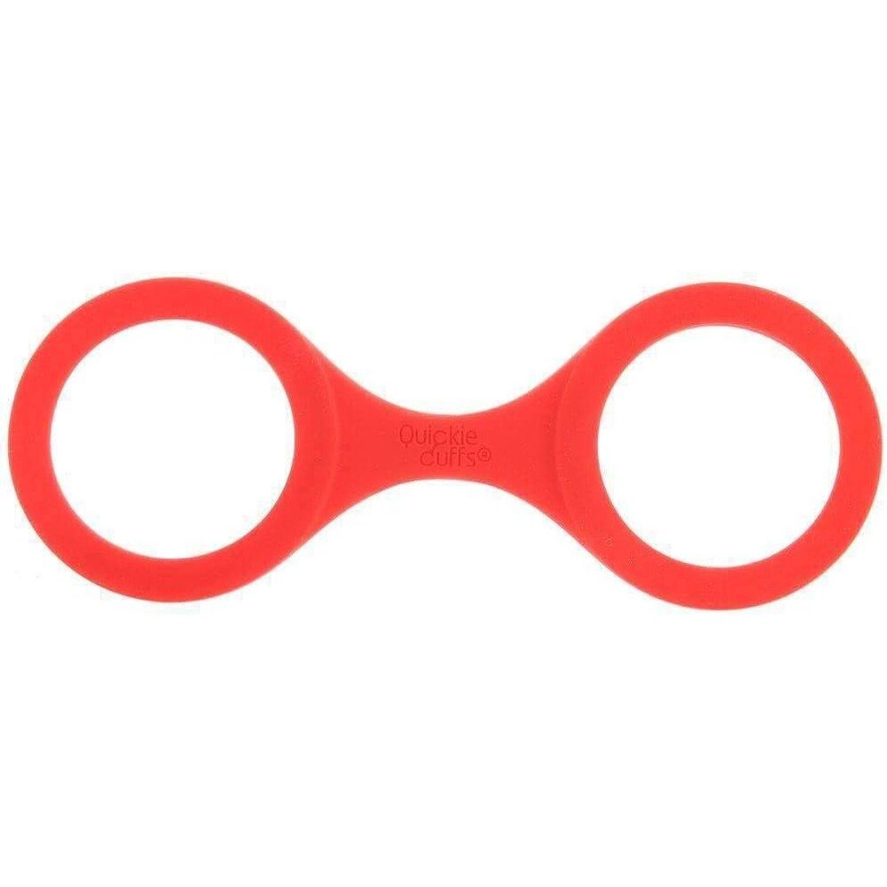 Quickie Cuffs Red Ankle Or Wrist Cuffs Large