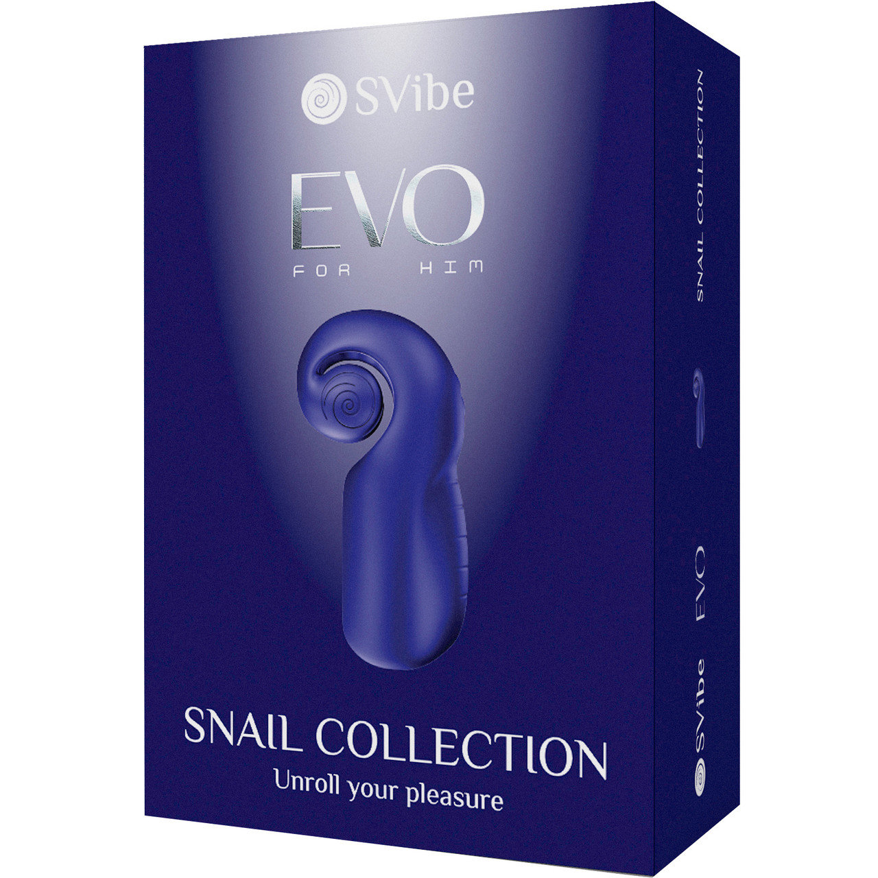 Snail Vibe Evo Vibrating Masturbator Navy