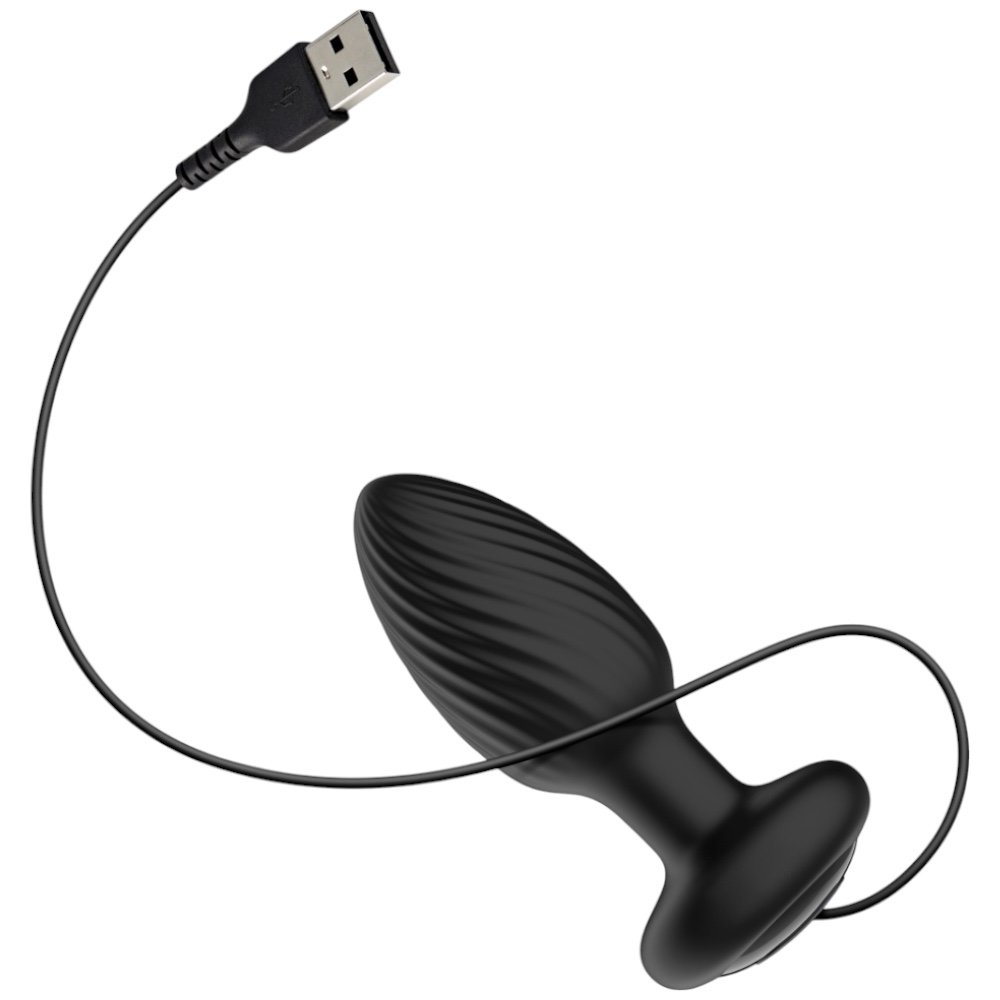 Nexus Tornado Medium Remote Control Rotating and Vibrating Butt Plug 3.4 Inch