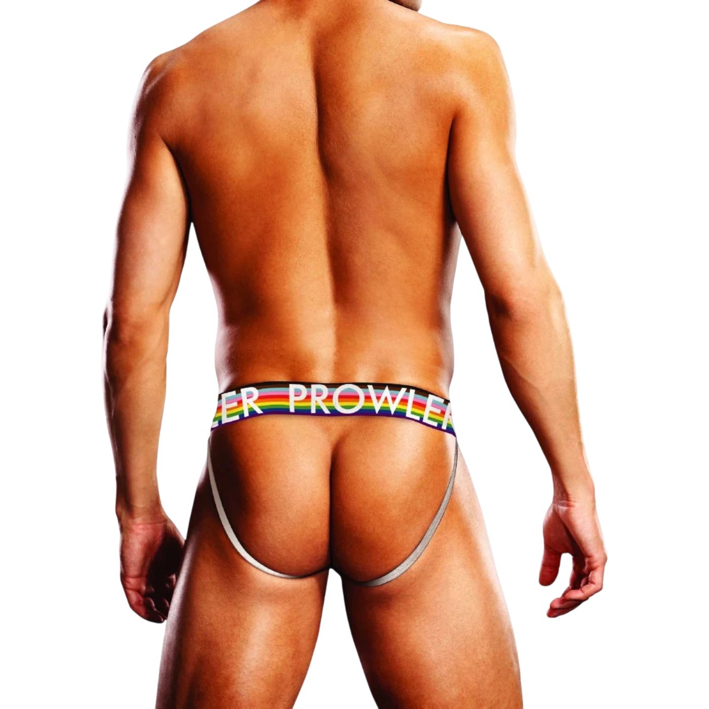 Prowler Oversized Paw Print Jockstrap Black