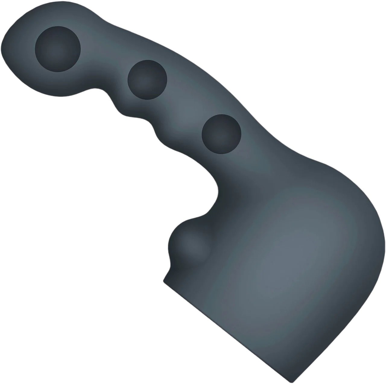 Le Wand Ripple  Weighted Silicone Attachment Grey