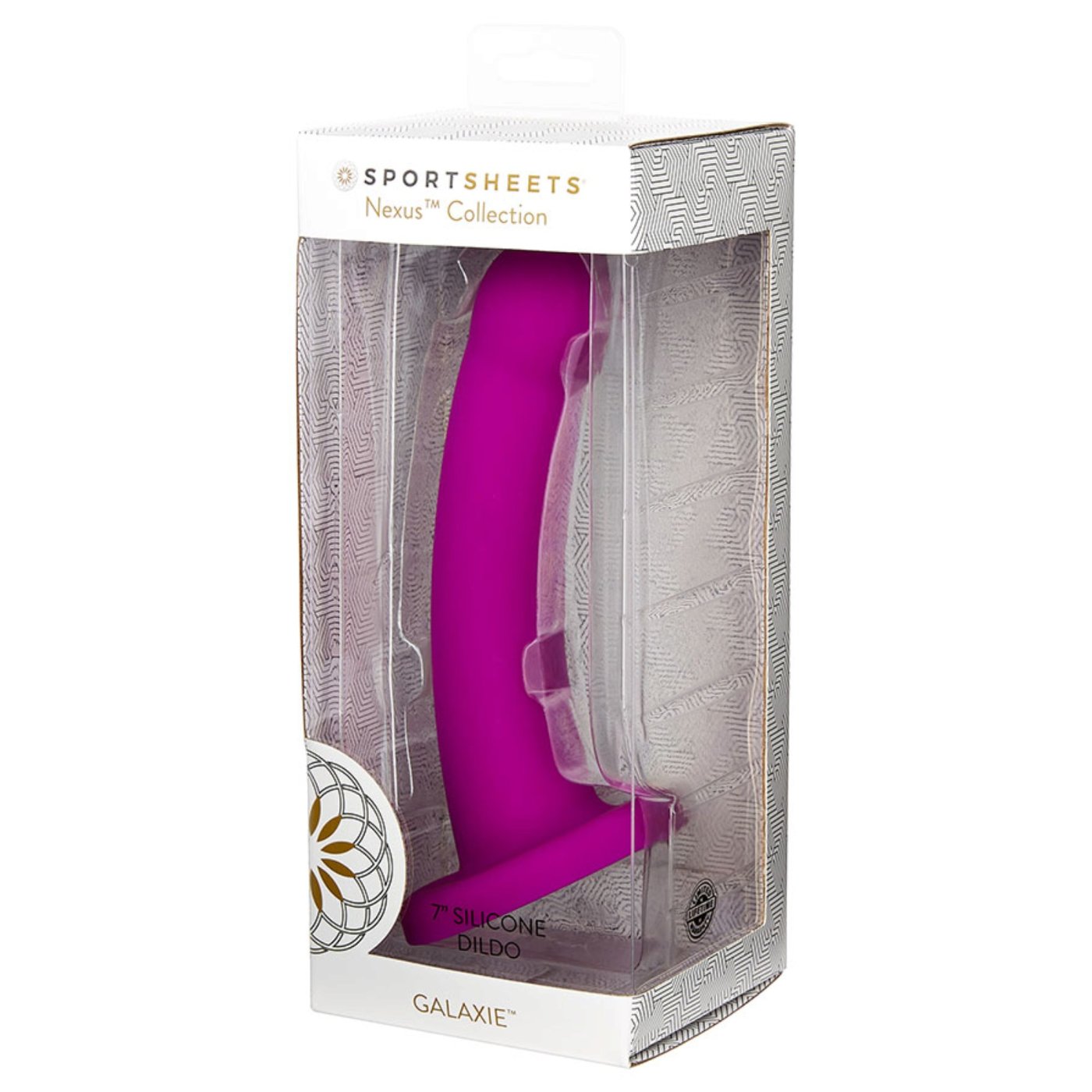 Sportsheets Nexus Galaxie Silicone Dildo with Suction Cup 7 Inch Plum