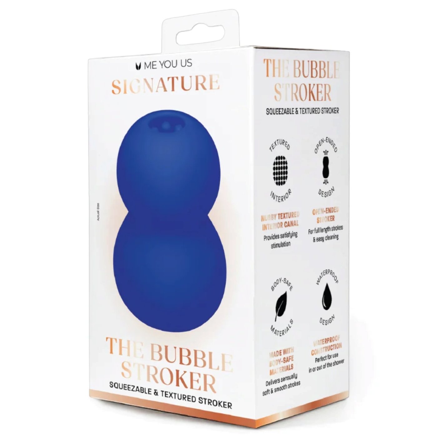 Me You Us Signature Bubble Stroker Male Masturbator