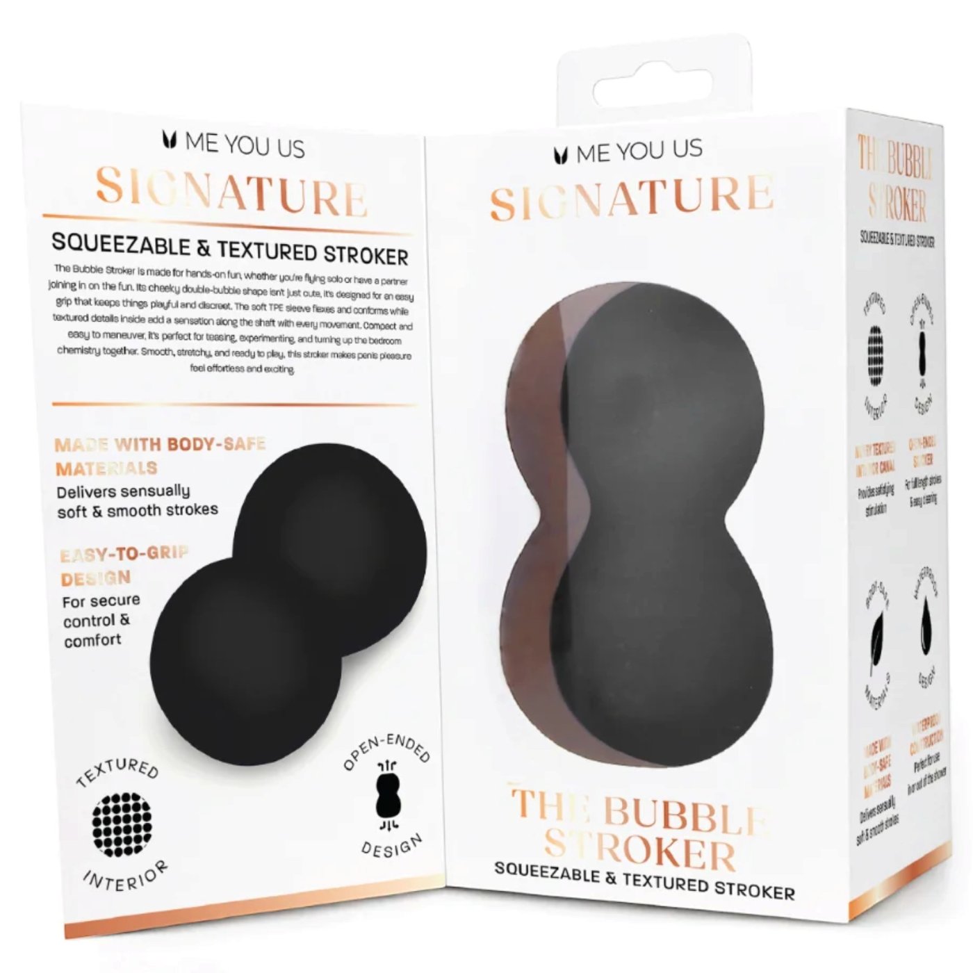 Me You Us Signature Bubble Stroker Male Masturbator