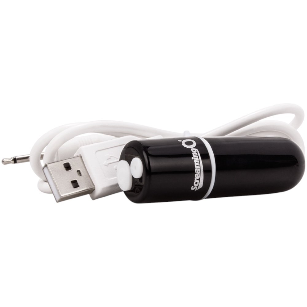 Screaming O Vooom Rechargeable Bullet Vibrator Black