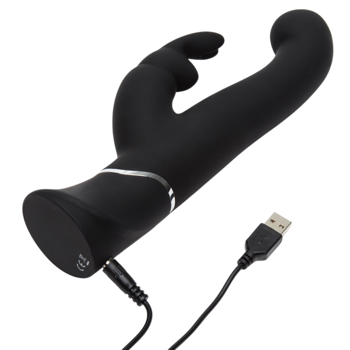 Happy Rabbit G-Spot Stroker Rechargeable Rabbit Vibrator Black
