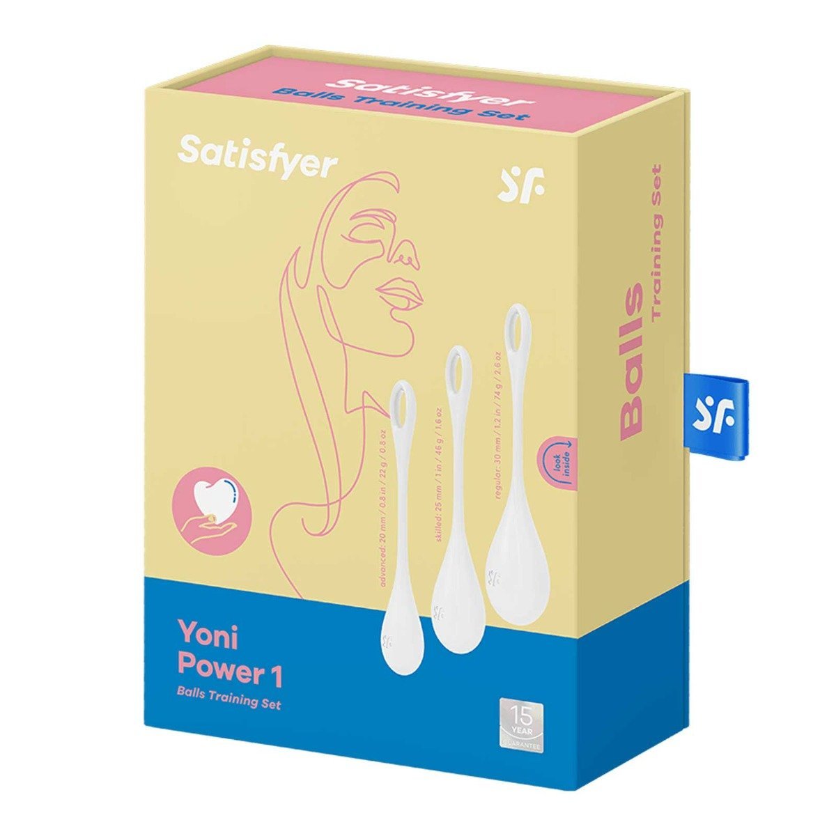 Satisfyer Yoni Power 1 Pelvic Floor Trainer White