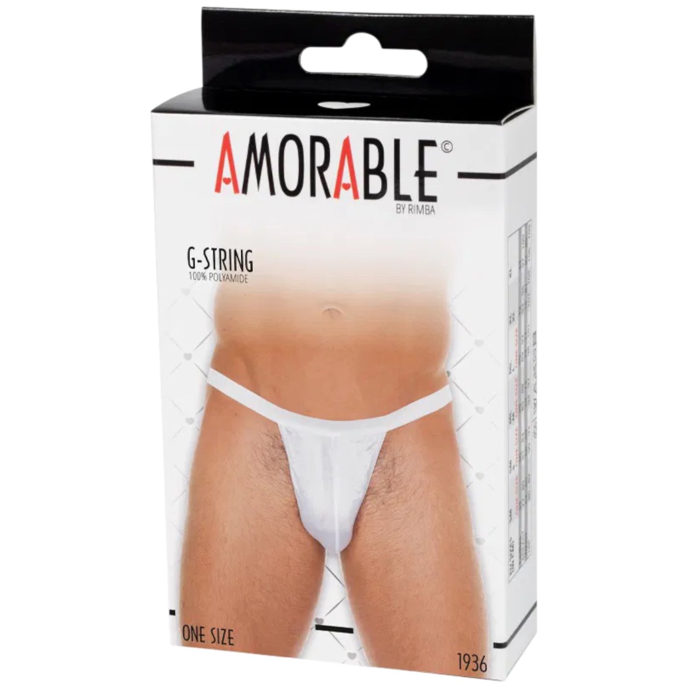 Rimba Men’s White Pouch G-String