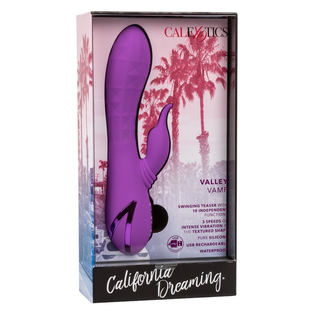 California Dreaming Valley Vamp Rechargeable Rabbit Vibrator