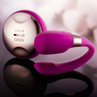 LELO Tiani 3 Remote Controlled Rechargeable Couples Vibrator Deep Rose